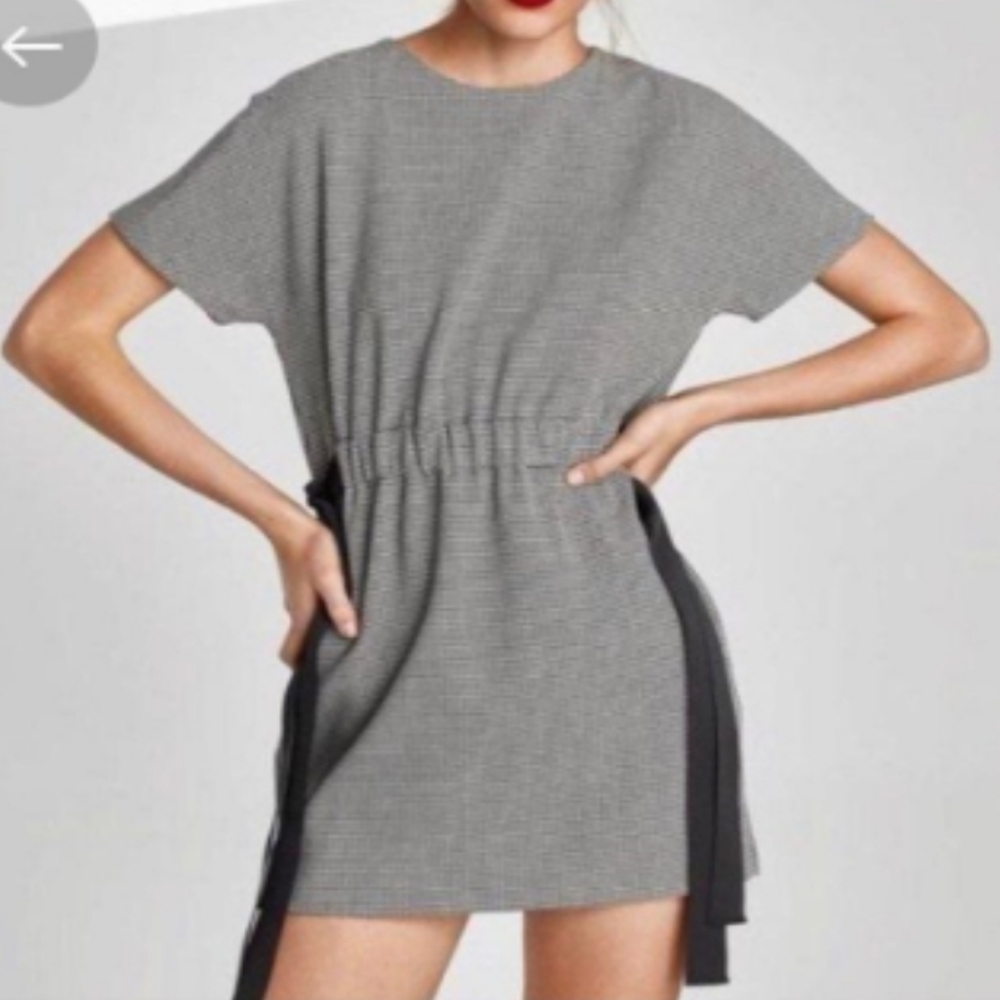 Zara -  Mini Houndstooth Dress